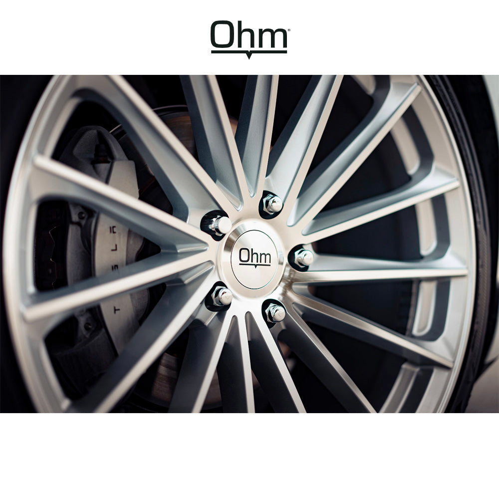 テスラ モデル３ (TESLA Model 3)用 OHM プロトン 17x7J シルバーミラーフェイス ホイール４本セット OHM Proton OMPTN OMPTN 17X7 5X4.5 SLV MIR-FC 50MM (送料無料)