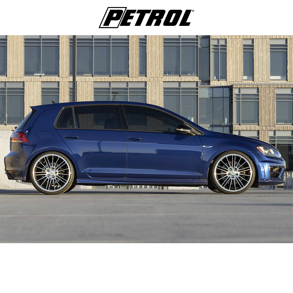 テスラモデル３用 ペトロール P1D 19x8J ET 40 フロント、リア グロスブラック（マシニング加工済みフェイス） ホイール４本セット　Petrol P1D 19X8 5X4.5 72 +40 G-BLK MACH (消費税、送料込み)