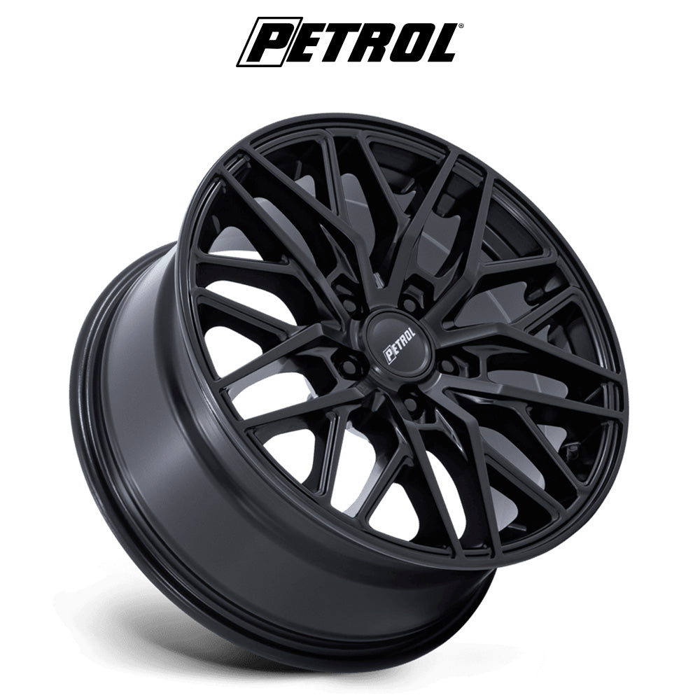 レクサス ＲＸ用 ペトロール P3E 20x8.5J ET 40 フロント、リア マットブラック ホイール４本セット　Petrol P3E 20X8.5 5X4.5 72 +40 M-BLK (消費税、送料込み)