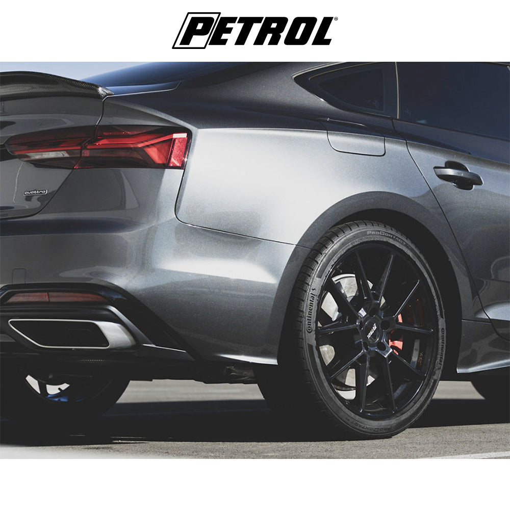 テスラモデル３用 ペトロール P1E 19x8J ET 40 フロント、リア グロスブラック ホイール４本セット　Petrol P1E 19X8 5X4.5 72 +40 G-BLK (消費税、送料込み)