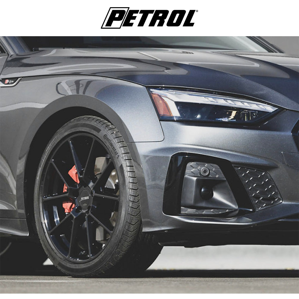 テスラモデル３用 ペトロール P1E 19x8J ET 40 フロント、リア グロスブラック ホイール４本セット　Petrol P1E 19X8 5X4.5 72 +40 G-BLK (消費税、送料込み)