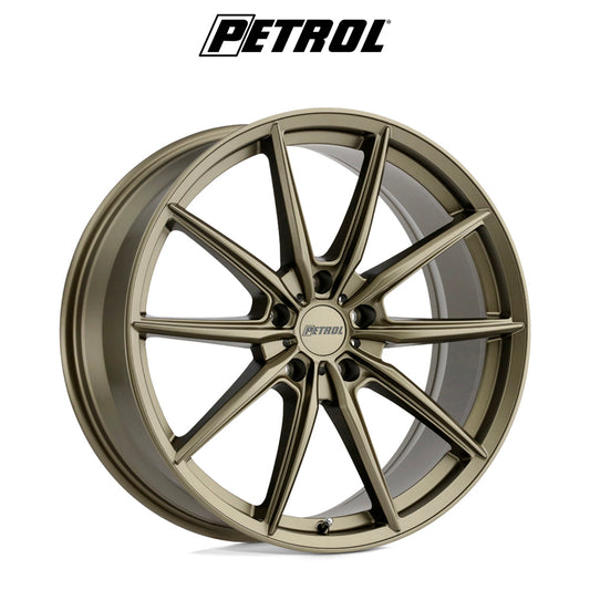 レクサス ＲＸ用 ペトロール P4B 19x8J ET 40 フロント、リア マットブロンズ ホイール４本セット　Petrol PE P4B 19X8 5X4.5 76 M-BRNZ +40 (消費税、送料込み)