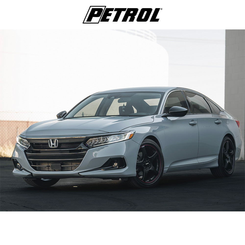 テスラモデル３用 ペトロール P2E 20x8.5J ET 40 フロント、リア マットブラック レッドリップ ホイール４本セット　Petrol P2E 20X8.5 5X4.25/4.5 72 +40 M-BLK RD-LP (消費税、送料込み)