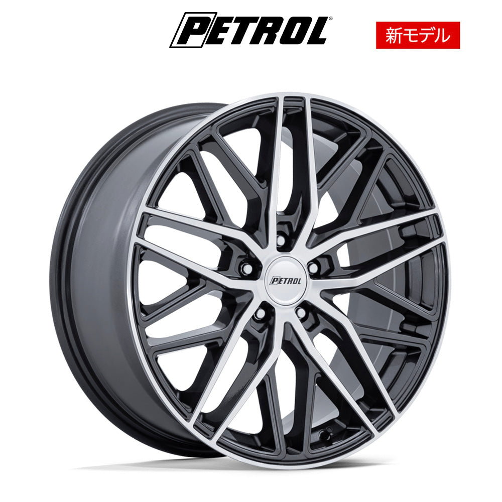 テスラモデルＹ用 ペトロール P3E 19x8.5J ET 40 フロント、リア グロスガンメタル ブラッシュドマシニンドフェイス ホイール４本セット　Petrol P3E 19X8.5 5X4.5 72 +40 G-GNMTL-MCH-FC (消費税、送料込み)