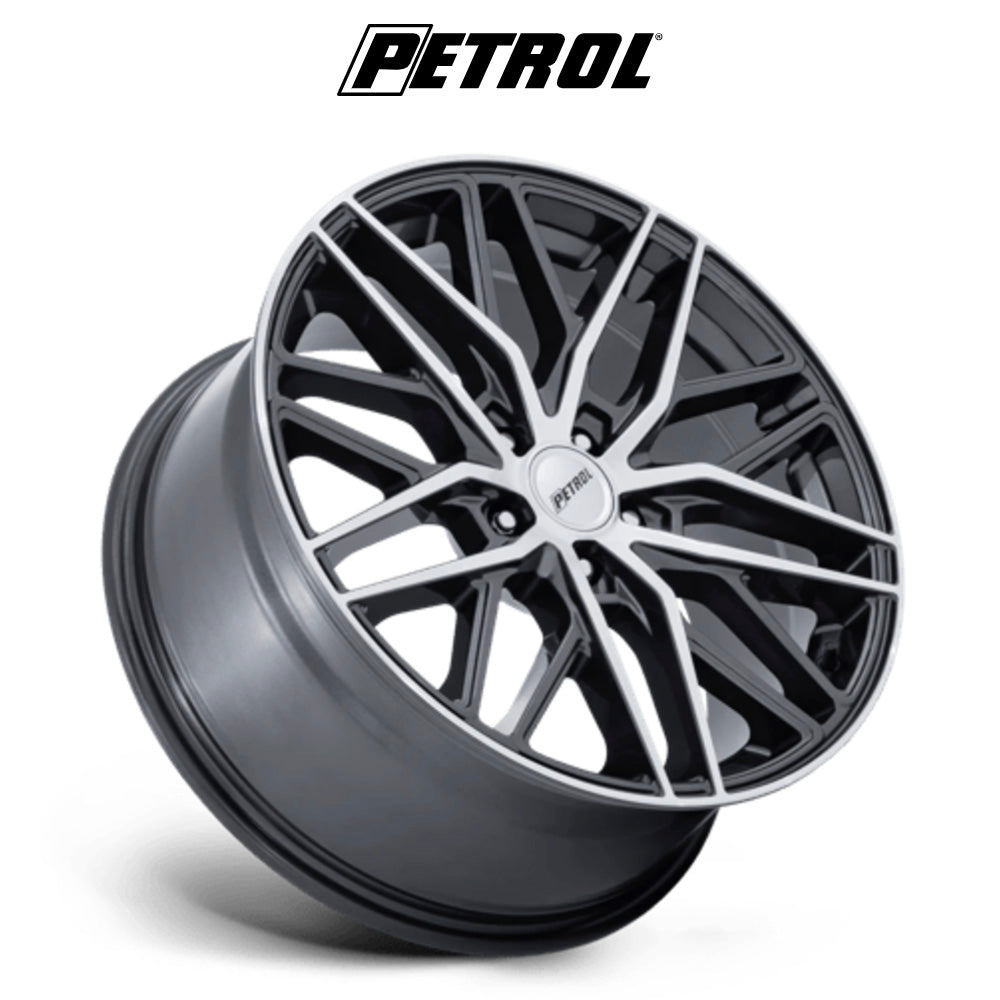 テスラモデルＹ用 ペトロール P3E 19x8.5J ET 40 フロント、リア グロスガンメタル ブラッシュドマシニンドフェイス ホイール４本セット　Petrol P3E 19X8.5 5X4.5 72 +40 G-GNMTL-MCH-FC (消費税、送料込み)