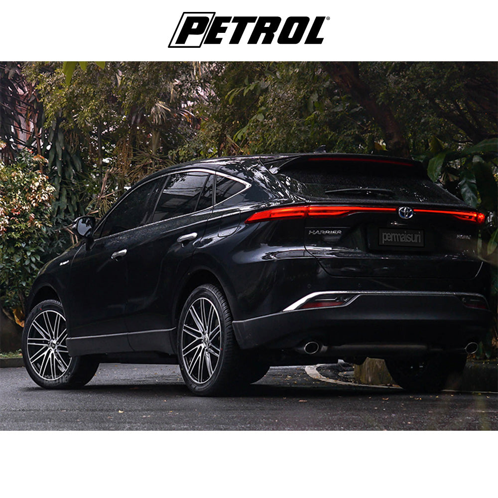テスラモデル３用 ペトロール P1C 19x8J ET 40 フロント、リア グロスブラック／マシニングカットフェイス ホイール４本セット　Petrol PE P1C 19X8 5X4.5 76 G-BLK MACH +40 (消費税、送料込み)