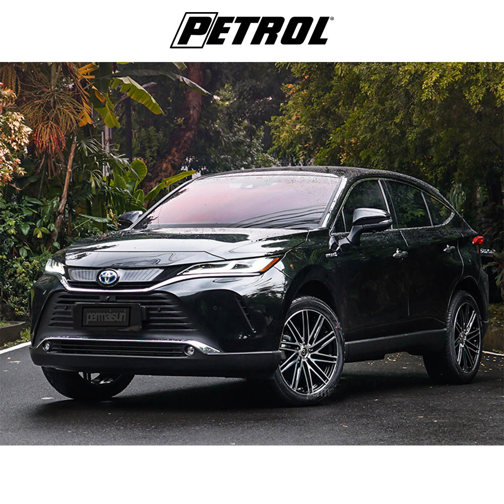テスラモデル３用 ペトロール P1C 19x8J ET 40 フロント、リア グロスブラック／マシニングカットフェイス ホイール４本セット　Petrol PE P1C 19X8 5X4.5 76 G-BLK MACH +40 (消費税、送料込み)