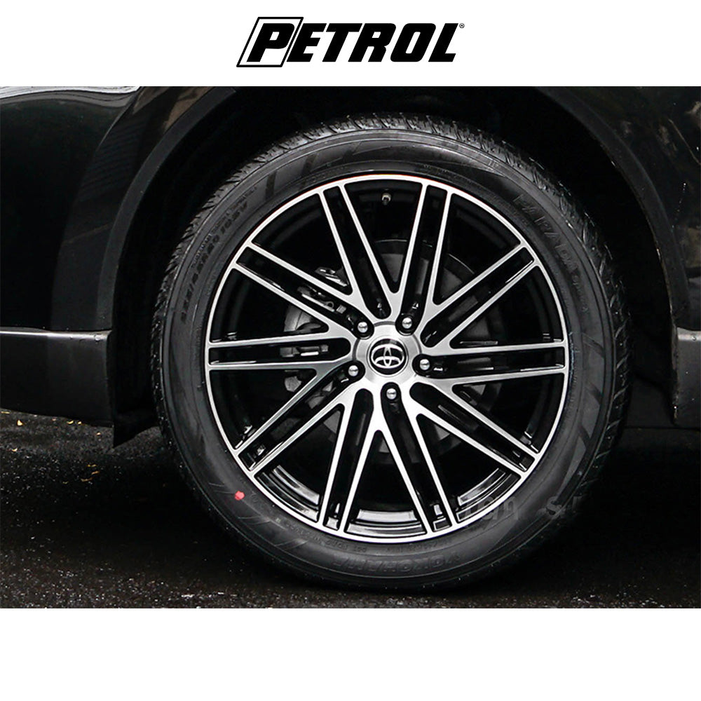 テスラモデル３用 ペトロール P1C 19x8J ET 40 フロント、リア グロスブラック／マシニングカットフェイス ホイール４本セット　Petrol PE P1C 19X8 5X4.5 76 G-BLK MACH +40 (消費税、送料込み)