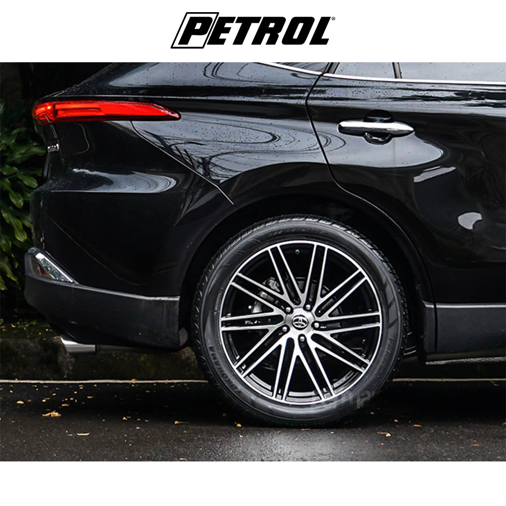 テスラモデル３用 ペトロール P1C 19x8J ET 40 フロント、リア グロスブラック／マシニングカットフェイス ホイール４本セット　Petrol PE P1C 19X8 5X4.5 76 G-BLK MACH +40 (消費税、送料込み)