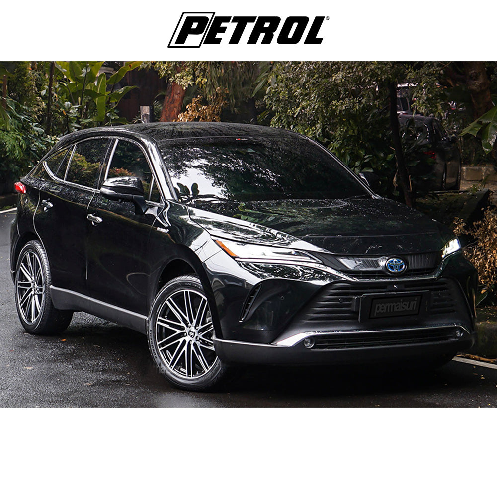 テスラモデル３用 ペトロール P1C 19x8J ET 40 フロント、リア グロスブラック／マシニングカットフェイス ホイール４本セット　Petrol PE P1C 19X8 5X4.5 76 G-BLK MACH +40 (消費税、送料込み)