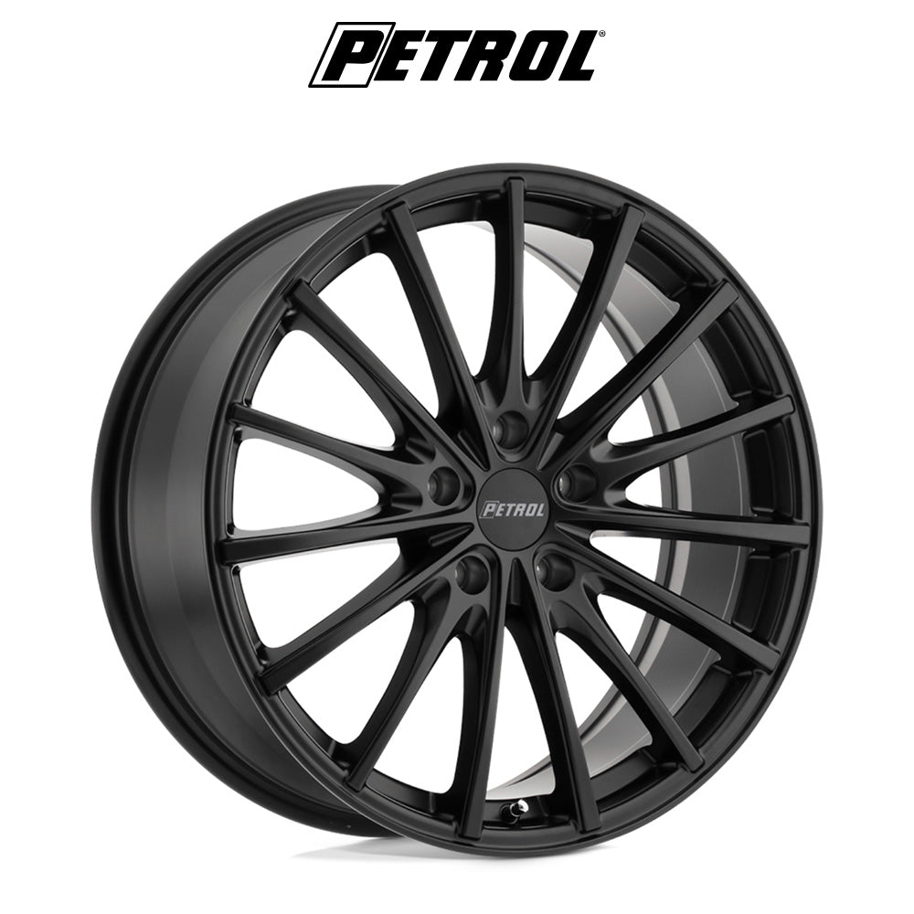 テスラモデル３用 ペトロール P3A 19x8J ET 40 フロント、リア マットブラック ホイール４本セット　Petrol PE P3A 19X8 5X4.5 76 M-BLK +40 (消費税、送料込み)