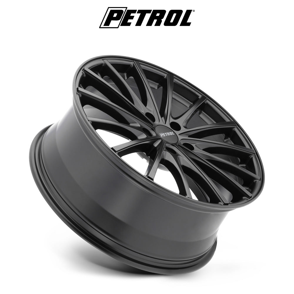 テスラモデル３用 ペトロール P3A 19x8J ET 40 フロント、リア マットブラック ホイール４本セット　Petrol PE P3A 19X8 5X4.5 76 M-BLK +40 (消費税、送料込み)