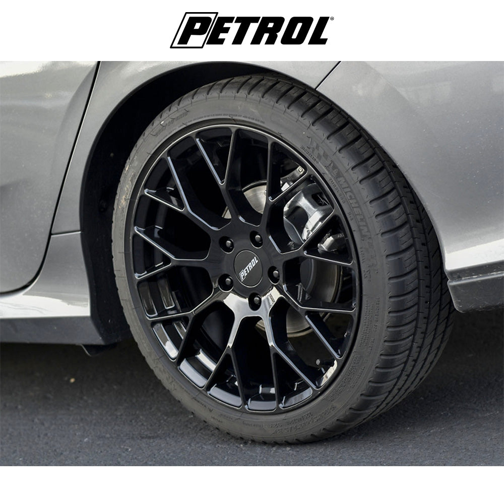 テスラモデルＹ用 ペトロール P2B 20x8.5J ET 40 フロント、リア グロスブラック ホイール４本セット　Petrol PE P2B 20X8.5 5X4.5 76 G-BLK MACH +40 (消費税、送料込み)