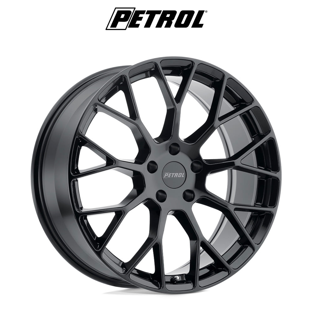 テスラモデルＹ用 ペトロール P2B 20x8.5J ET 40 フロント、リア グロスブラック ホイール４本セット　Petrol PE P2B 20X8.5 5X4.5 76 G-BLK MACH +40 (消費税、送料込み)
