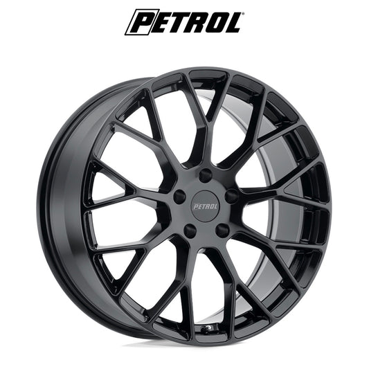 テスラモデルＹ用 ペトロール P2B 20x8.5J ET 40 フロント、リア グロスブラック ホイール４本セット　Petrol PE P2B 20X8.5 5X4.5 76 G-BLK MACH +40 (消費税、送料込み)