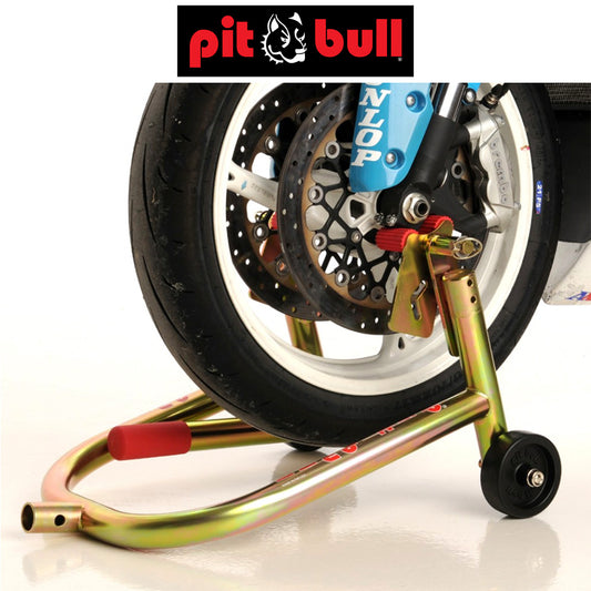 ピットブル製 ハイブリッド フォークリフト フロントスタンド　Pitbull Hybrid Forklift - Motorcycle Front Stand (消費税、送料込み)