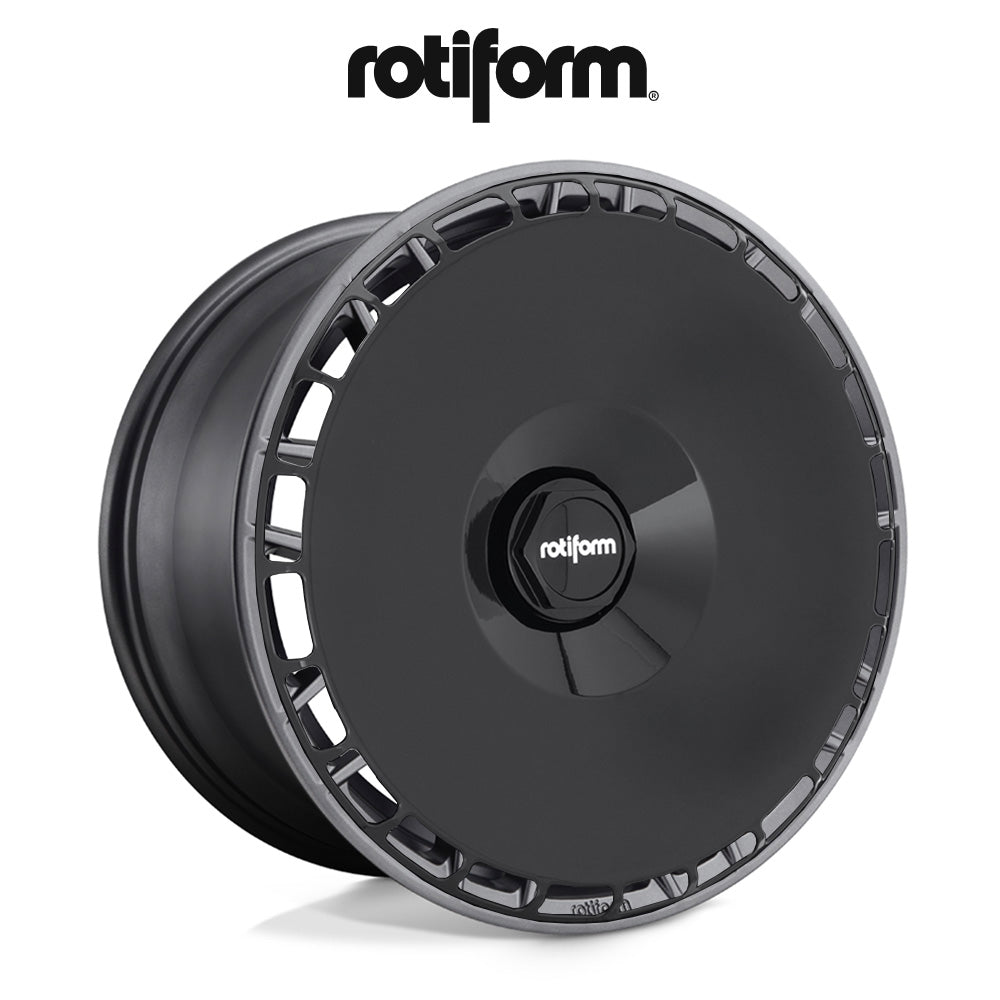 トヨタ ＧＲ８６(Toyota GR86)用 ロティフォーム エアロディスク(グロスブラック)付き RSE 18x8.5J ET 35 フロント&リア マットアンスラサイト ホイール４本セット Rotiform RSE 18X8.5 5X100/4.5 70.1 VD +35 (消費税、送料込み)
