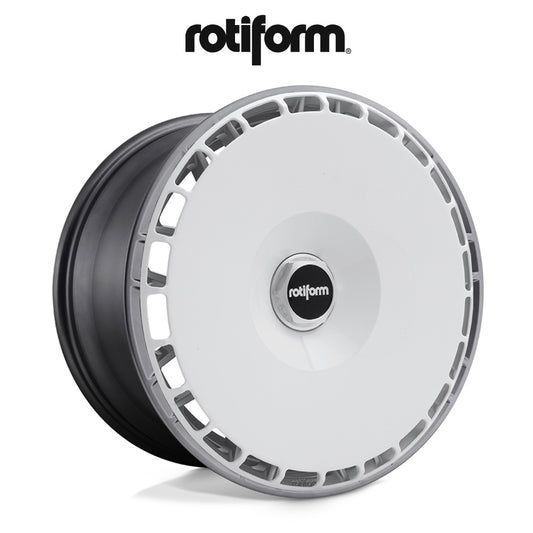 トヨタ ＧＲ８６用 ロティフォーム エアロディスク(グロスホワイト)付き RSE 18x8.5J ET 35 フロント&リア マットアンスラサイト ホイール４本セット (消費税、送料込み)