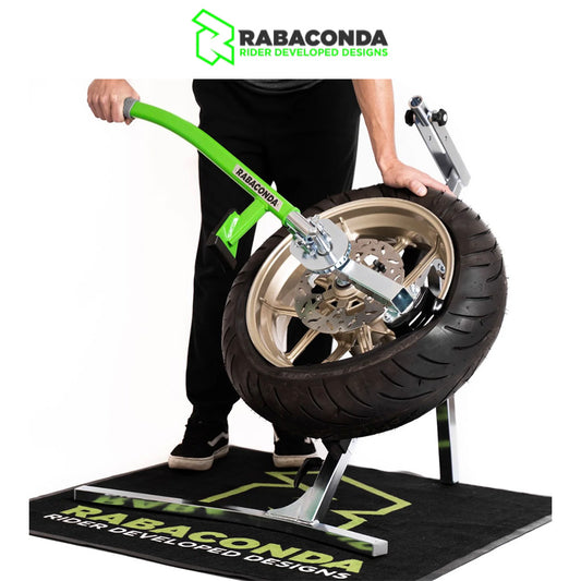 ラバコンダ製スポーツバイク用タイヤチェンジャー(ドゥカティ片側スイングアームホイール用)　Rabaconda Street Bike Tire Changer (消費税、送料込み)