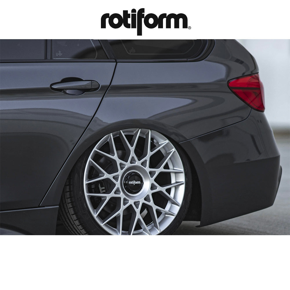 アウディ Ａ４用 ロティフォーム BLQ-C 19x8.5J ET 35 フロント、リア グロスシルバー ホイール４本セット　Rotiform BLQ-C 19X8.5 5X112 66.56 SL 35MM (消費税、送料込み)