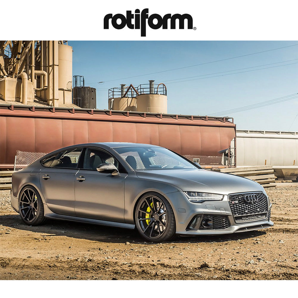 アウディ Ａ４用 ロティフォーム SPF 18x8.5J ET 45 フロント、リア マットブラック ホイール４本セット　Rotiform SPF 18X8.5 5X112 66.56 BD 45MM (消費税、送料込み)
