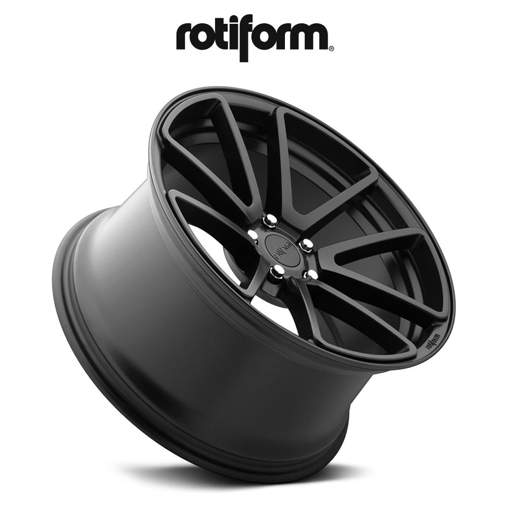 アウディ Ａ４用 ロティフォーム SPF 18x8.5J ET 45 フロント、リア マットブラック ホイール４本セット　Rotiform SPF 18X8.5 5X112 66.56 BD 45MM (消費税、送料込み)