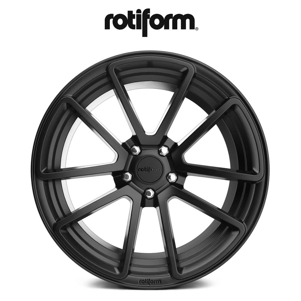 アウディ Ａ４用 ロティフォーム SPF 18x8.5J ET 45 フロント、リア マットブラック ホイール４本セット　Rotiform SPF 18X8.5 5X112 66.56 BD 45MM (消費税、送料込み)