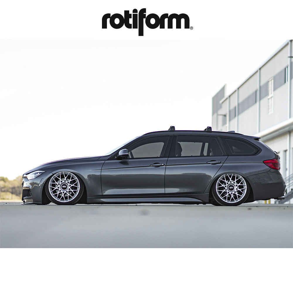 アウディ Ａ４用 ロティフォーム BLQ-C 19x8.5J ET 35 フロント、リア グロスシルバー ホイール４本セット　Rotiform BLQ-C 19X8.5 5X112 66.56 SL 35MM (消費税、送料込み)