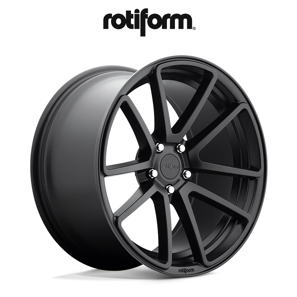 アウディ Ａ４用 ロティフォーム SPF 18x8.5J ET 45 フロント、リア マットブラック ホイール４本セット　Rotiform SPF 18X8.5 5X112 66.56 BD 45MM (消費税、送料込み)