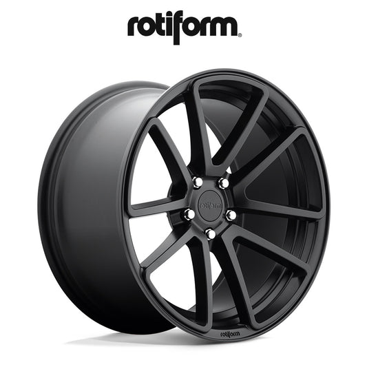 アウディ Ａ４用 ロティフォーム SPF 18x8.5J ET 45 フロント、リア マットブラック ホイール４本セット　Rotiform SPF 18X8.5 5X112 66.56 BD 45MM (消費税、送料込み)