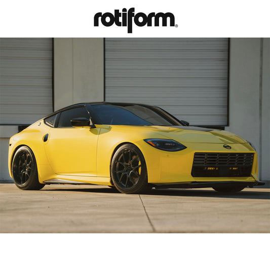 日産 フェアレディＺ (Nissan Z)用 ロティフォーム LTN-J 18X8.5J ET22 フロント、18X9.5J ET25 リア マットブラックホイール４本セット　Rotiform LTN-J 18X8.5 5X4.5 72 +22 M-BLK / LTN-J 18X9.5 5X4.5 72 +25 M-BLK (消費税、送料込み)