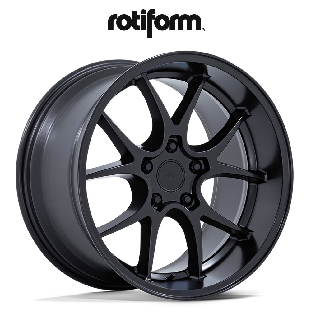 ホンダ シビック タイプＲ(Honda Civic Type-R)用 ロティフォーム LTN-J 18x9.5J ET 38 フロント&リア マットブラック ホイール４本セット Rotiform LTN-J 18X9.5 5X120 74 +38 M-BLK (消費税、送料込み)