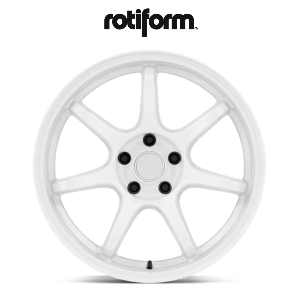 トヨタ ＧＲカローラ(Toyota GR Corolla)用 ロティフォーム BPU 18x9.5J ET 38 フロント、リア グロスホワイト ホイール４本セット　Rotiform BPU 18X9.5 5X4.5 72 +38 WHITE (消費税、送料込み)