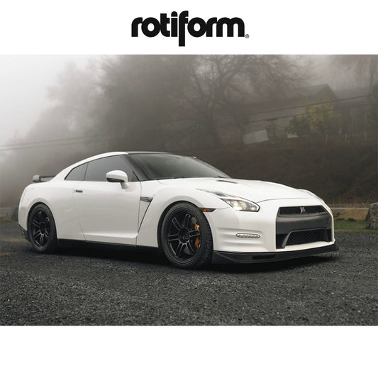 日産 ＧＴ－Ｒ(Nissan GT-R)用 ロティフォーム RPS 20x10J ET 30 フロント 20x12J ET 25 リア マットブラック ホイール４本セット Rotiform RPS 20X10 5X4.5 72 +30 M-BLK /  RPS 20X12 5X4.5 72 +25 M-BLK (消費税、送料込み)