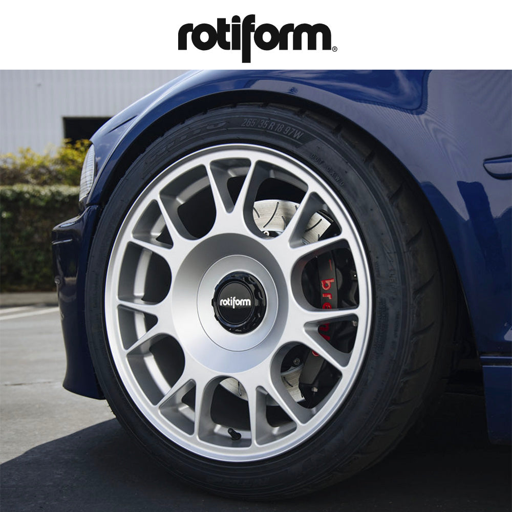 ＢＭＷ Ｍ３用 ロティフォーム TUF-R 18x8.5J ET 45 フロント、18x9.5J ET 38 リア サテンシルバー ホイール４本セット　Rotiform TUF-R 18X8.5 5X4.25/120 72 SS 45MM / TUF-R 18X9.5 5X4.25/120 72 SS 38MM (消費税、送料込み)