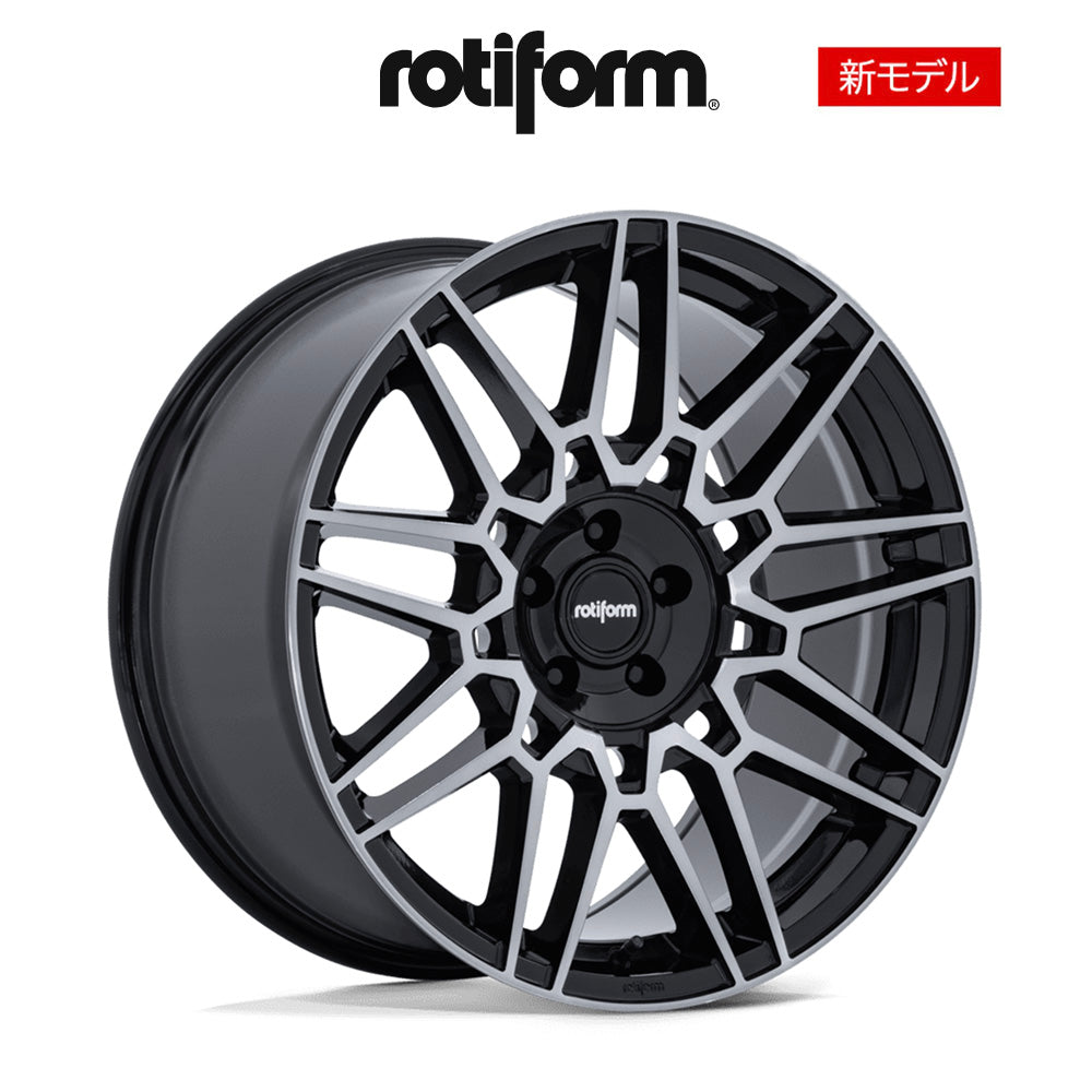 ホンダ シビック用 ロティフォーム TDX 19X8.5 J ET 35 フロント&リア グロスブラック ダブルダークティント フローフォーミング・アルミニウムホイール４本セット (消費税、送料込み)