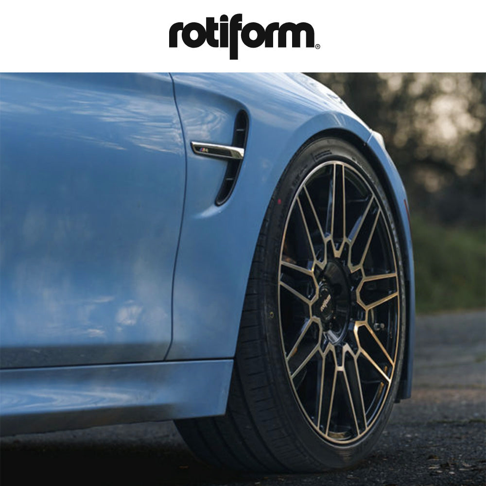 ホンダ シビック用 ロティフォーム TDX 19X8.5 J ET 35 フロント&リア グロスブラック ダブルダークティント フローフォーミング・アルミニウムホイール４本セット (消費税、送料込み)