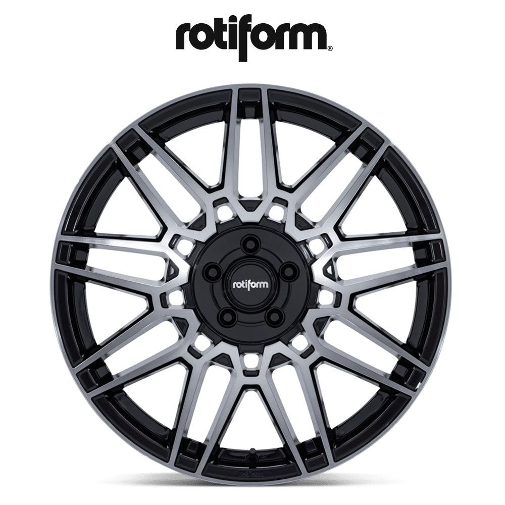ホンダ シビック用 ロティフォーム TDX 19X8.5 J ET 35 フロント&リア グロスブラック ダブルダークティント フローフォーミング・アルミニウムホイール４本セット (消費税、送料込み)