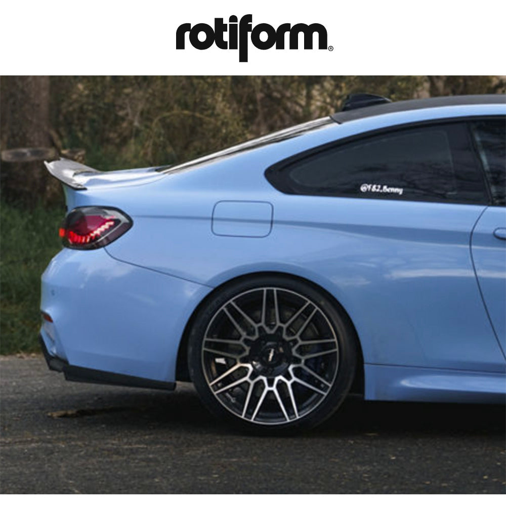 ホンダ シビック用 ロティフォーム TDX 19X8.5 J ET 35 フロント&リア グロスブラック ダブルダークティント フローフォーミング・アルミニウムホイール４本セット (消費税、送料込み)