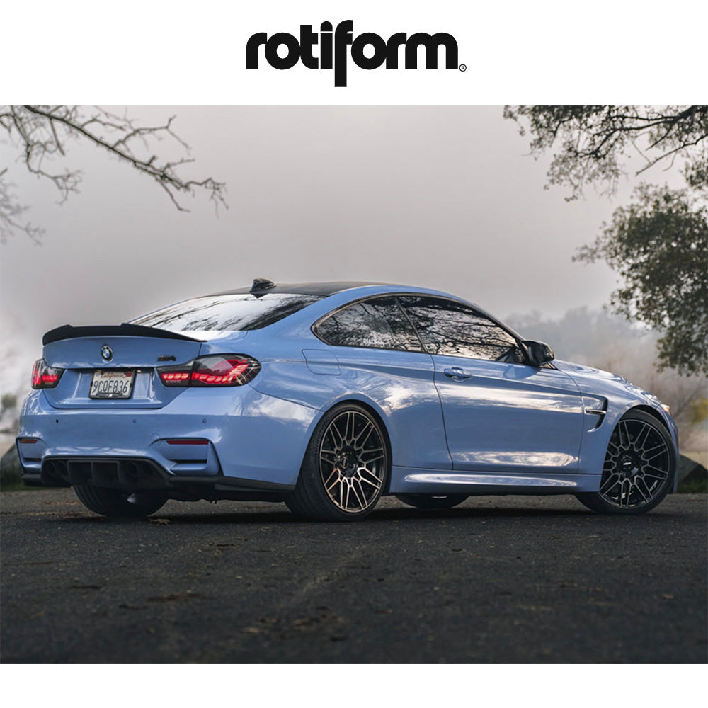 ホンダ シビック用 ロティフォーム TDX 19X8.5 J ET 35 フロント&リア グロスブラック ダブルダークティント フローフォーミング・アルミニウムホイール４本セット (消費税、送料込み)