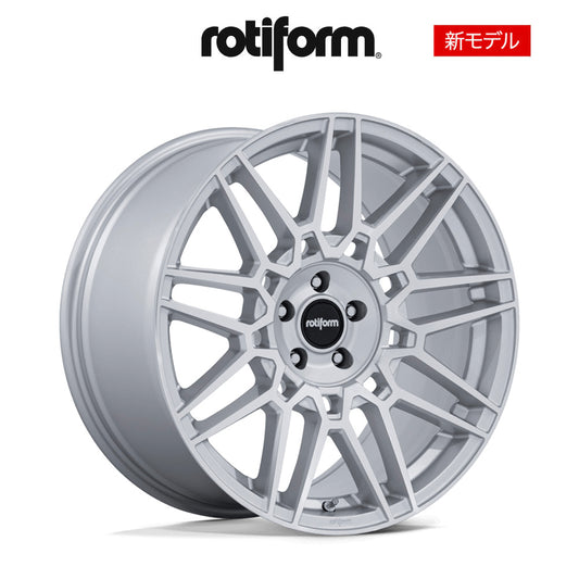 ホンダ シビック用 ロティフォーム TDX 19X8.5J ET 35 フロント&リア シルバー マシンドフェイス フローフォーミング・アルミニウムホイール４本セット (消費税、送料込み)