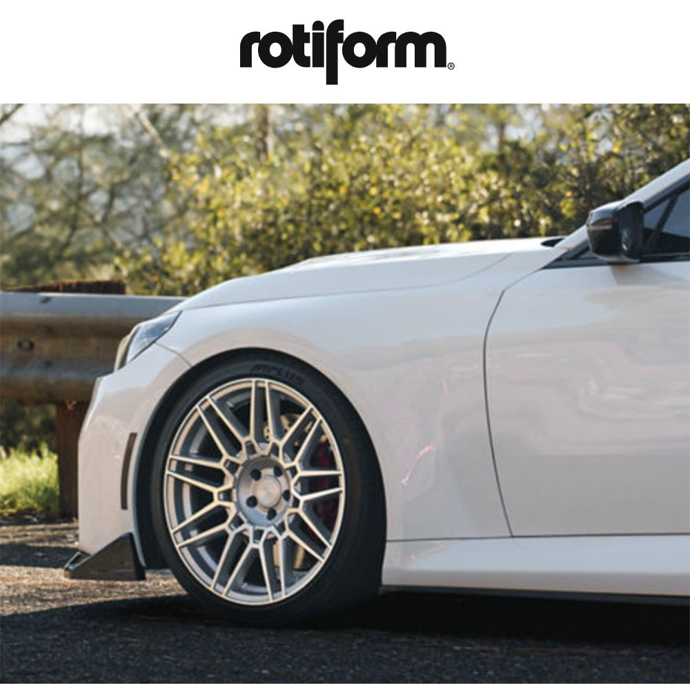 ホンダ シビック用 ロティフォーム TDX 19X8.5J ET 35 フロント&リア シルバー ウィズ マシンドフェイス フローフォーミング・アルミニウムホイール４本セット (消費税、送料込み)