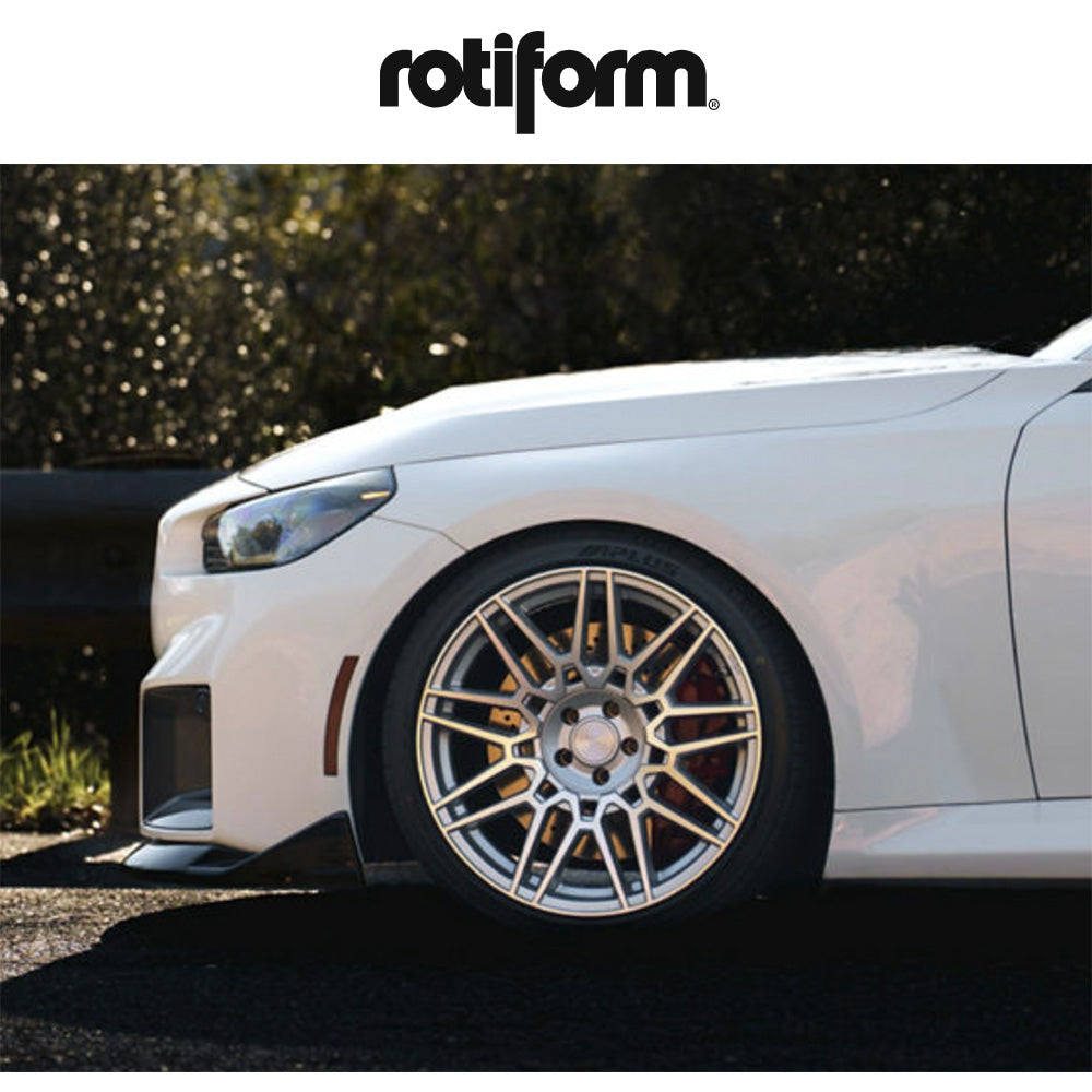 ホンダ シビック用 ロティフォーム TDX 19X8.5J ET 35 フロント&リア シルバー ウィズ マシンドフェイス フローフォーミング・アルミニウムホイール４本セット (消費税、送料込み)