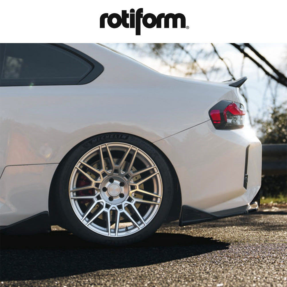 ホンダ シビック用 ロティフォーム TDX 19X8.5J ET 35 フロント&リア シルバー ウィズ マシンドフェイス フローフォーミング・アルミニウムホイール４本セット (消費税、送料込み)