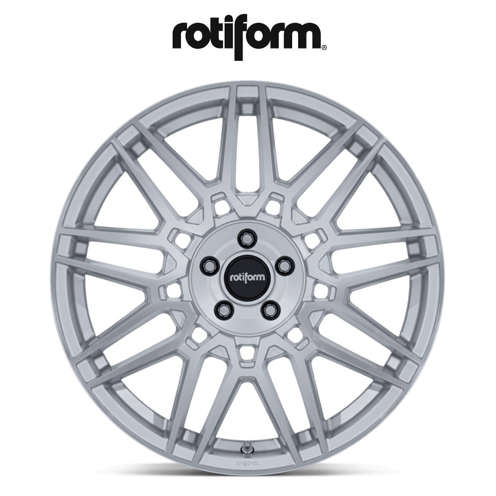 ホンダ シビック用 ロティフォーム TDX 19X8.5J ET 35 フロント&リア シルバー ウィズ マシンドフェイス フローフォーミング・アルミニウムホイール４本セット (消費税、送料込み)