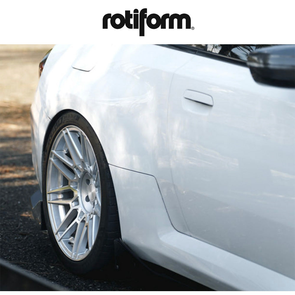 ホンダ シビック用 ロティフォーム TDX 19X8.5J ET 35 フロント&リア シルバー ウィズ マシンドフェイス フローフォーミング・アルミニウムホイール４本セット (消費税、送料込み)
