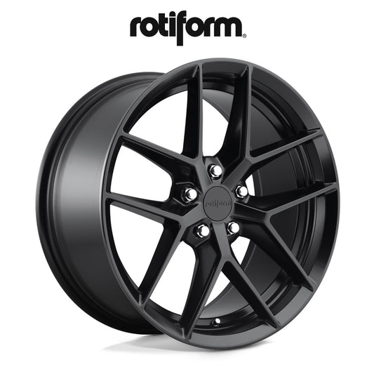 テスラ モデル３ (TESLA Model 3)用 ロティフォーム FLG 18x8.5J マットブラック ホイール４本セット Rotiform FLG R134 18X8.5 5X4.5 MT-BLK 45MM (送料無料)