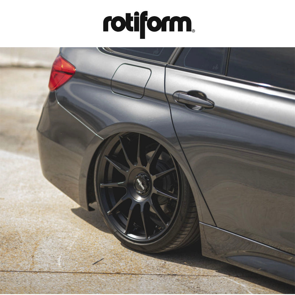 ビー・エム・ダブリュー ４シリーズ(BMW 4 Series)用 ロティフォーム DTM 19x8.5J サテンブラック ホイール４本セット Rotiform DTM R168 19X8.5 5X112/120 S-BLK 35MM (送料無料)