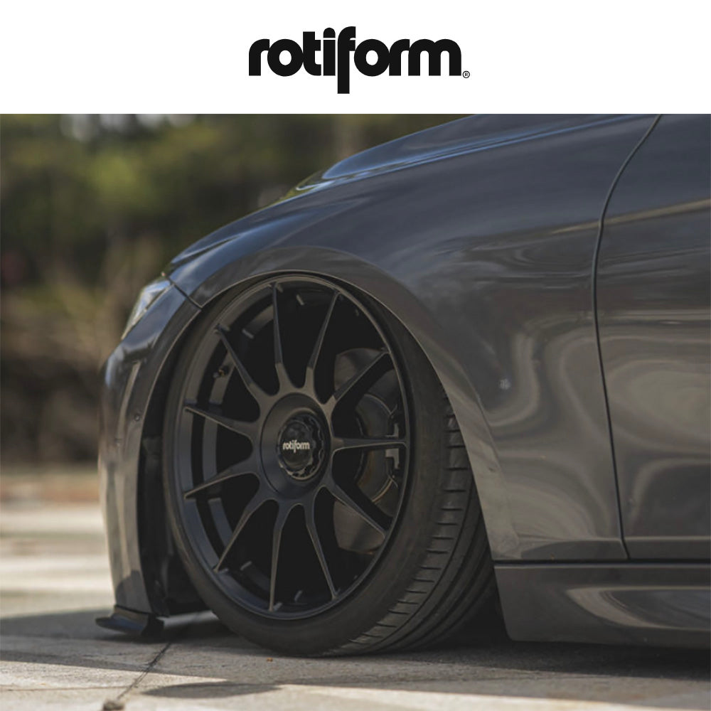 ビー・エム・ダブリュー ４シリーズ(BMW 4 Series)用 ロティフォーム DTM 19x8.5J サテンブラック ホイール４本セット Rotiform DTM R168 19X8.5 5X112/120 S-BLK 35MM (送料無料)
