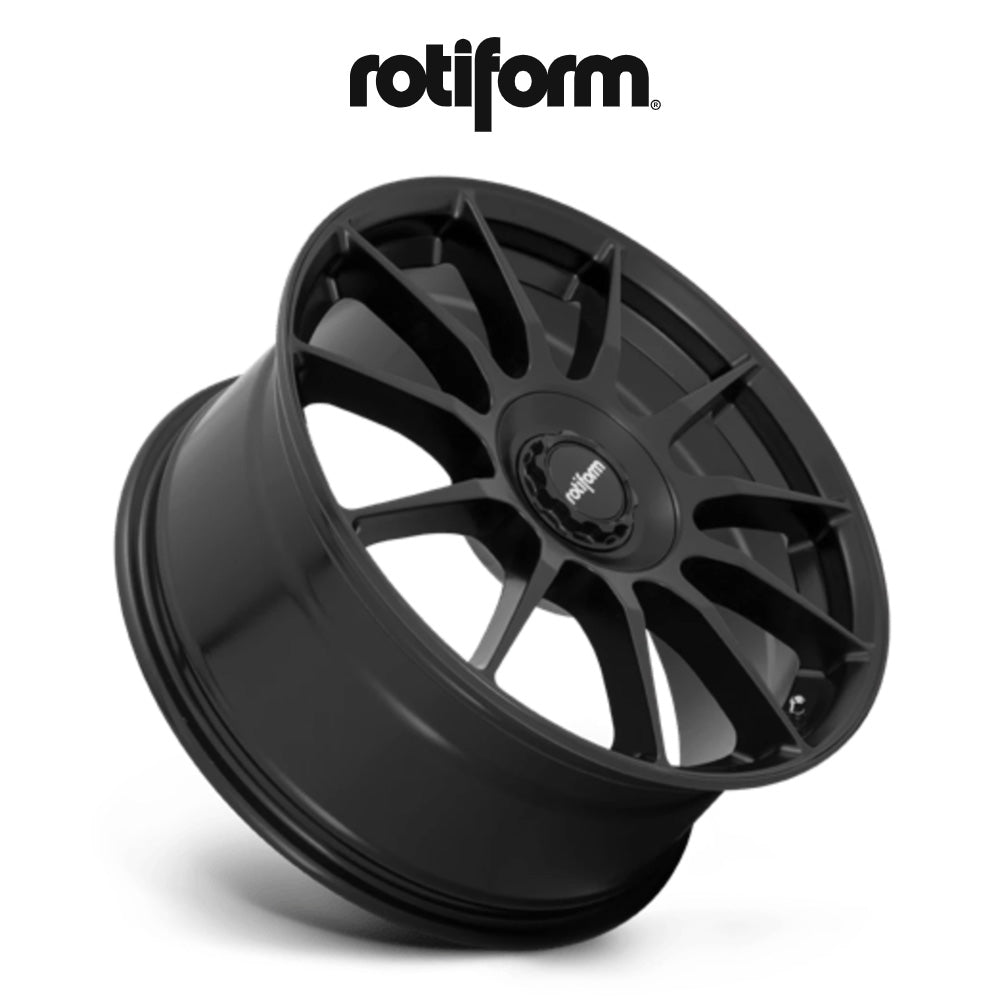 ビー・エム・ダブリュー ４シリーズ(BMW 4 Series)用 ロティフォーム DTM 19x8.5J サテンブラック ホイール４本セット Rotiform DTM R168 19X8.5 5X112/120 S-BLK 35MM (送料無料)